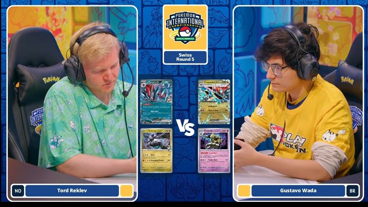 TORD REKLEV Vs GUSTAVO WADA | TCG DAY 1 | POKEMON NAIC 2026 