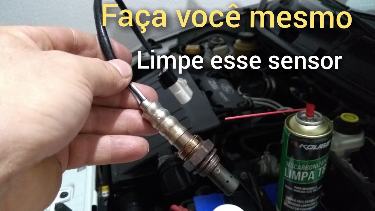 Limpeza no sensor de oxigênio (sonda lambda)