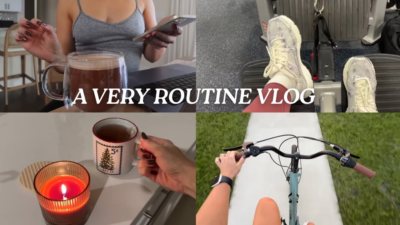 A very routine heavy vlog: workouts, online fitness coaching, protein ice cream, activewear haul