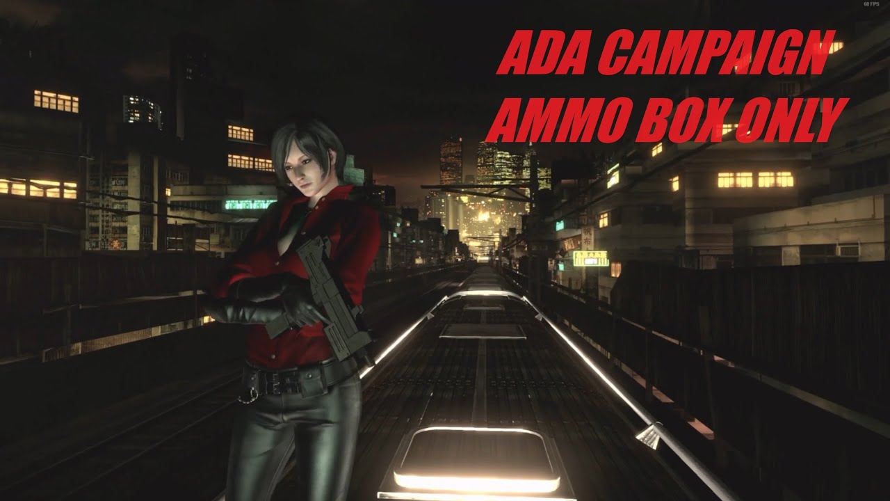 Resident Evil 6 Campaign Ada No Hope Ammo Box & Melee Only No Deaths
