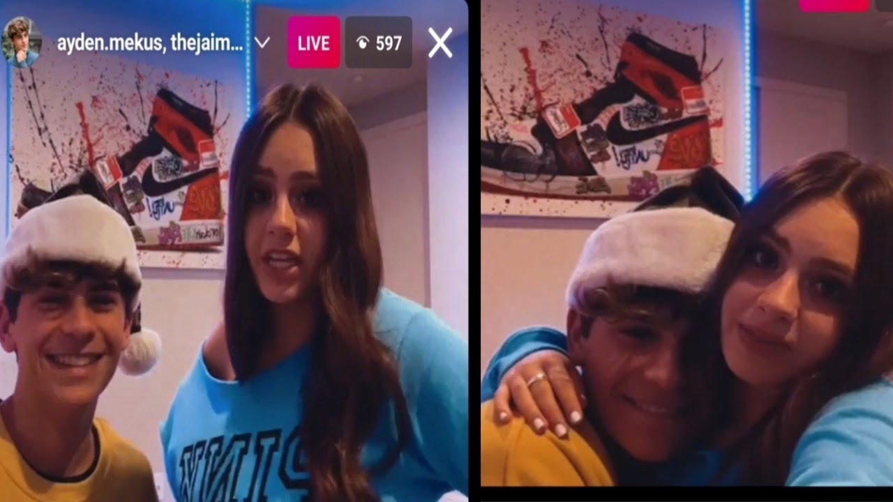 AYDEN MEKUS AND JAIME ADLER INSTAGRAM LIVE UPDATE