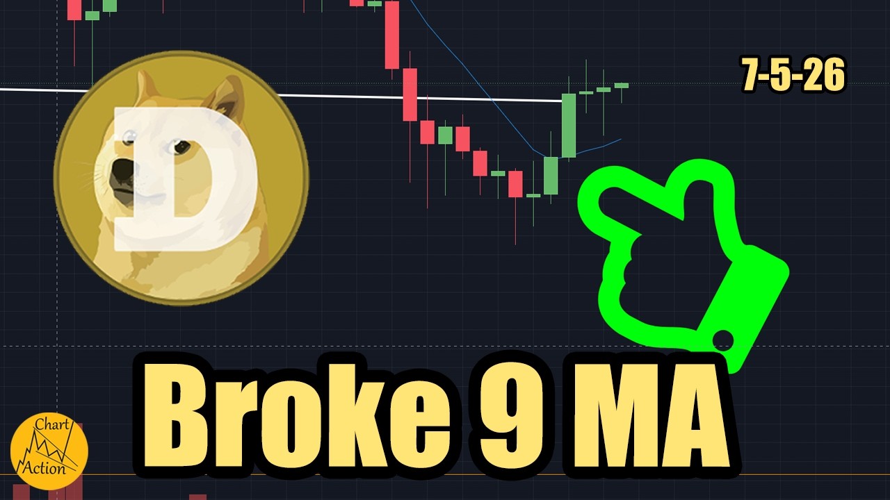Dogecoin выше дневной скользящей средней (9 MA): это обманка? Обновление Dogecoin?