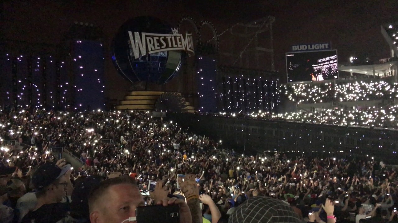 WRESTLEMANIA 33 Bray Wyatt Entrance LIVE