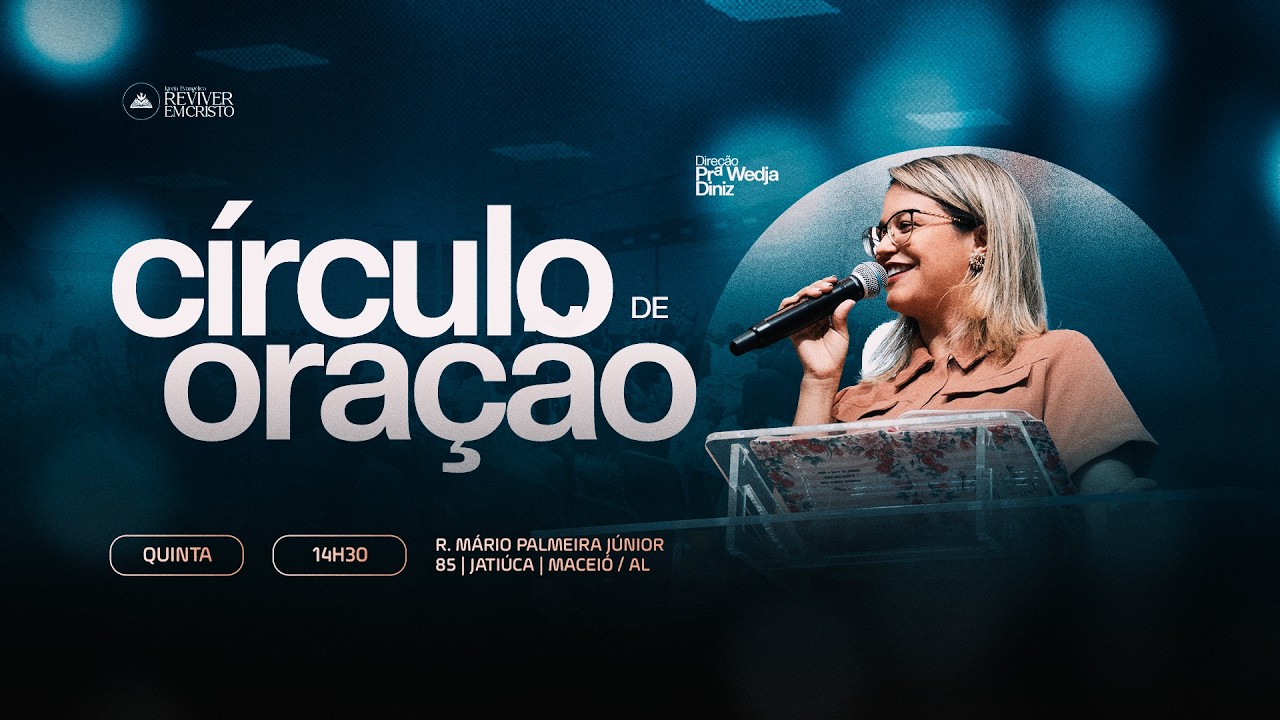 🔴 LIVE | CÍRCULO DE ORAÇÃO | PRª WEDJA DINIZ | REC ALAGOAS | 12/03/2026