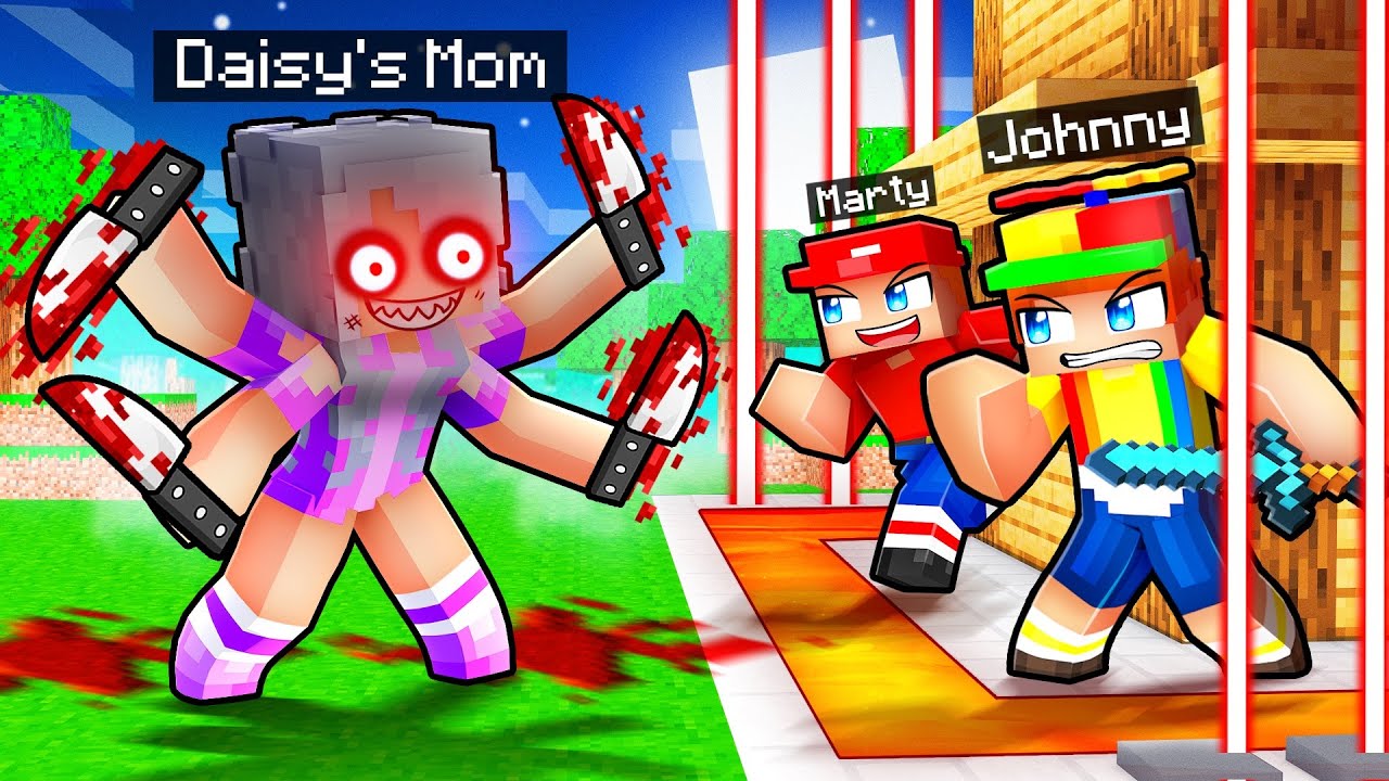 DAISY'S MOM vs SECURE HOUSE In Minecraft!