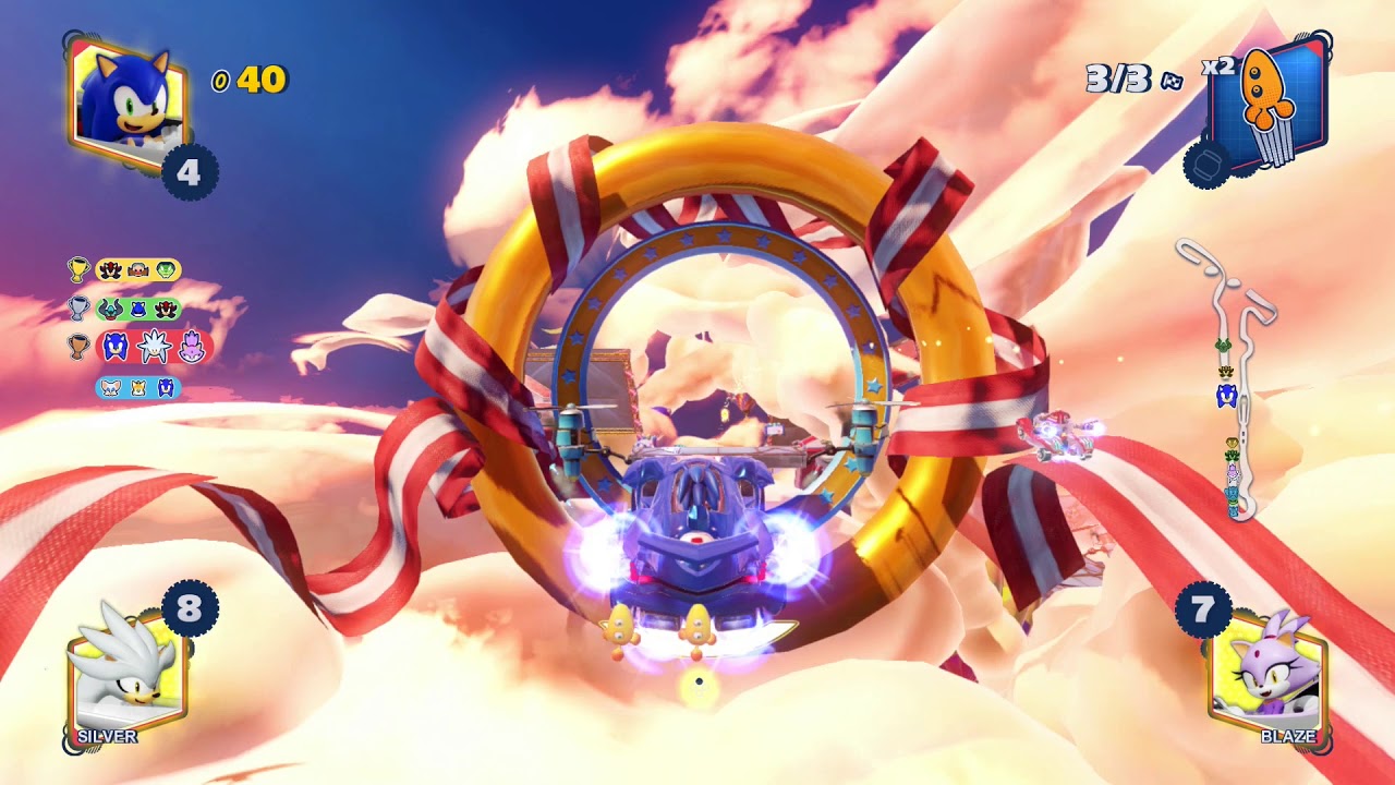 Team Sonic Racing: Sky Road (Online Race) [1080 HD]