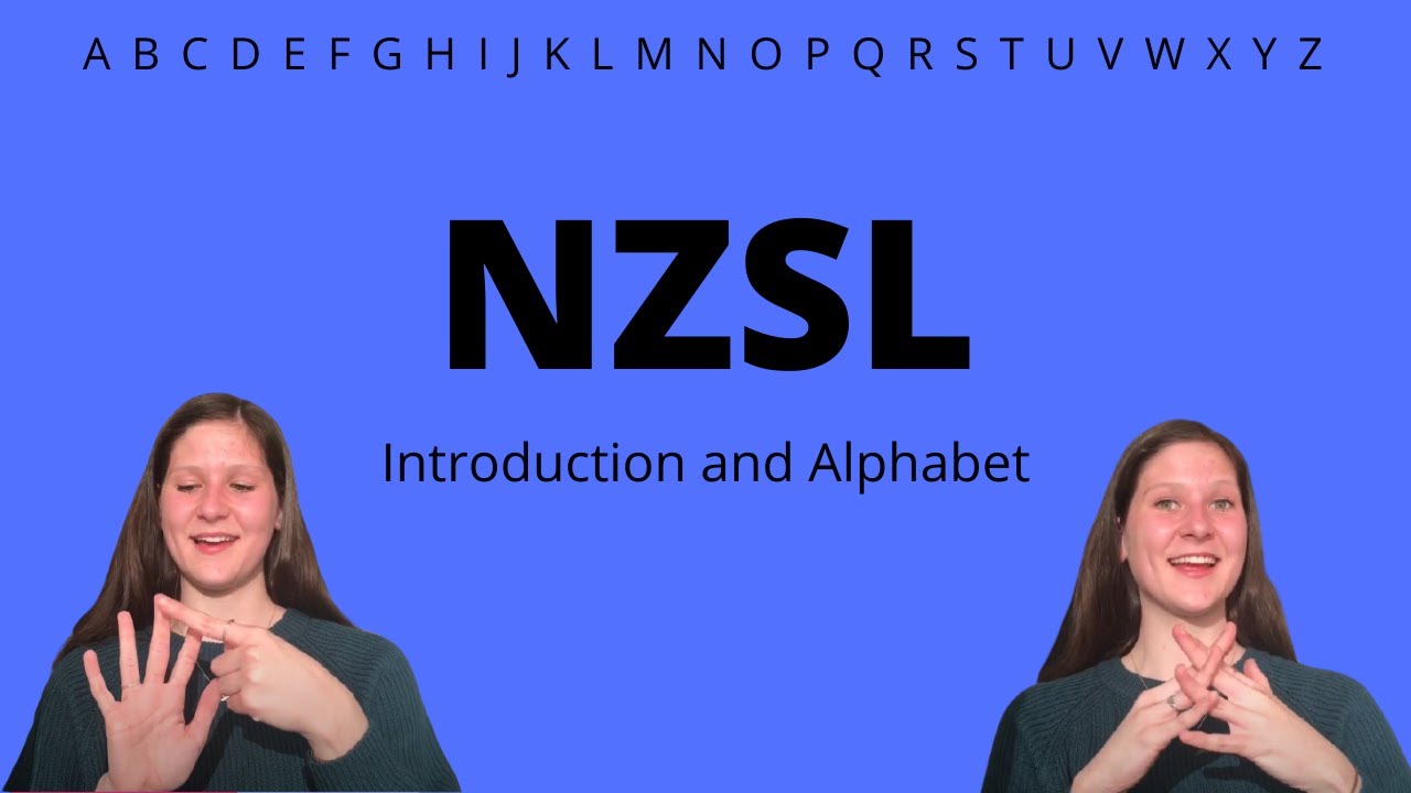 NZSL Week - Day One: Introduction and Alphabet