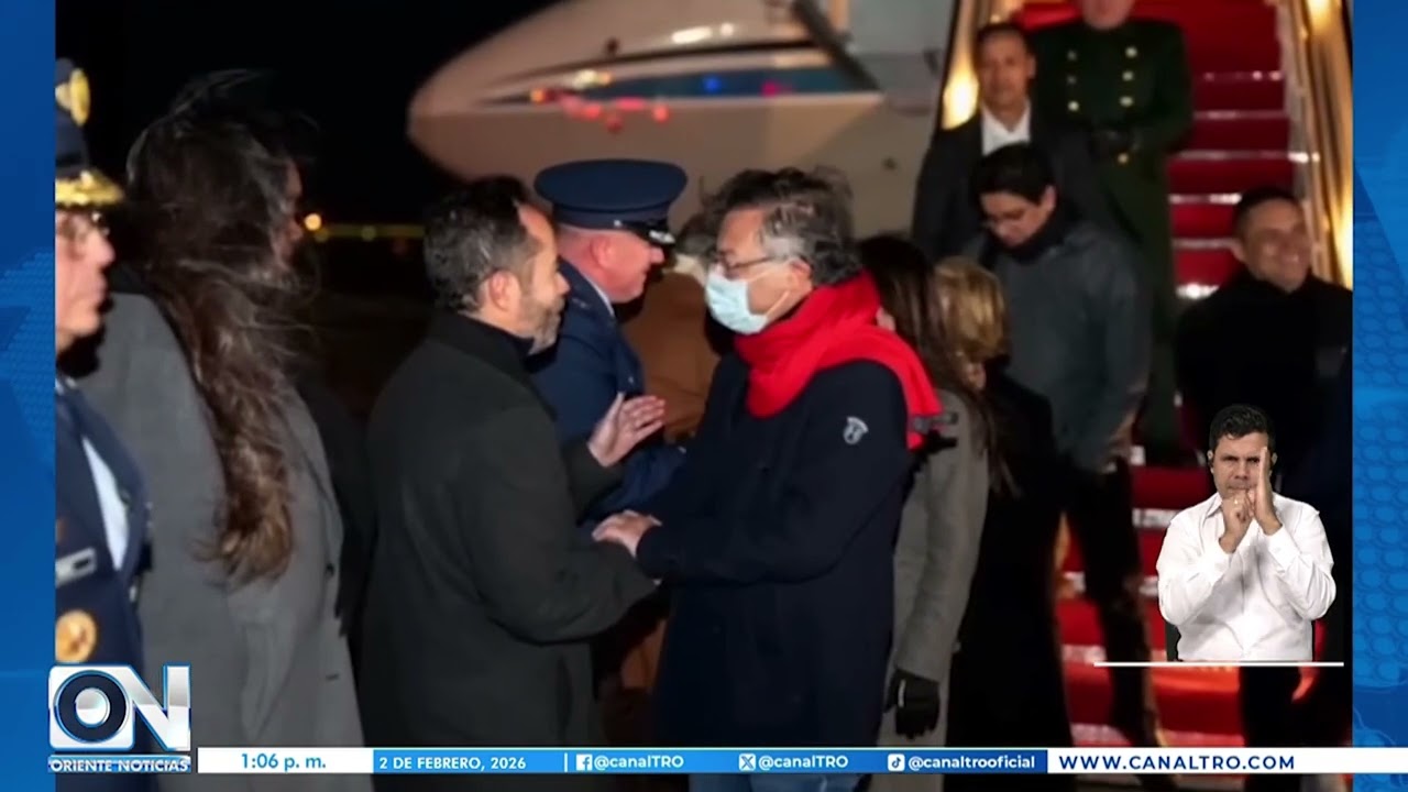 El presidente Gustavo Petro arriba en Washington D.C., para cumplir su agenda en EE. UU.