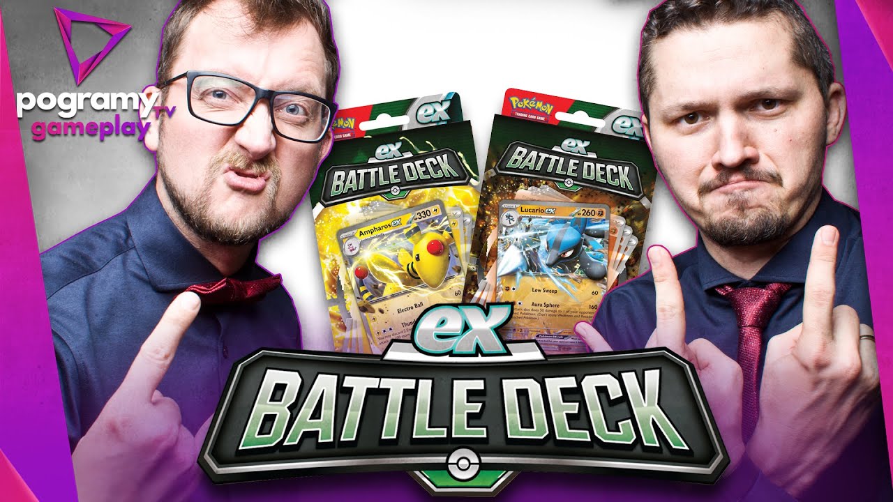 Pojedynek Ampharos EX vs Lucario EX - Pokemon TCG! | PogramyTV Live