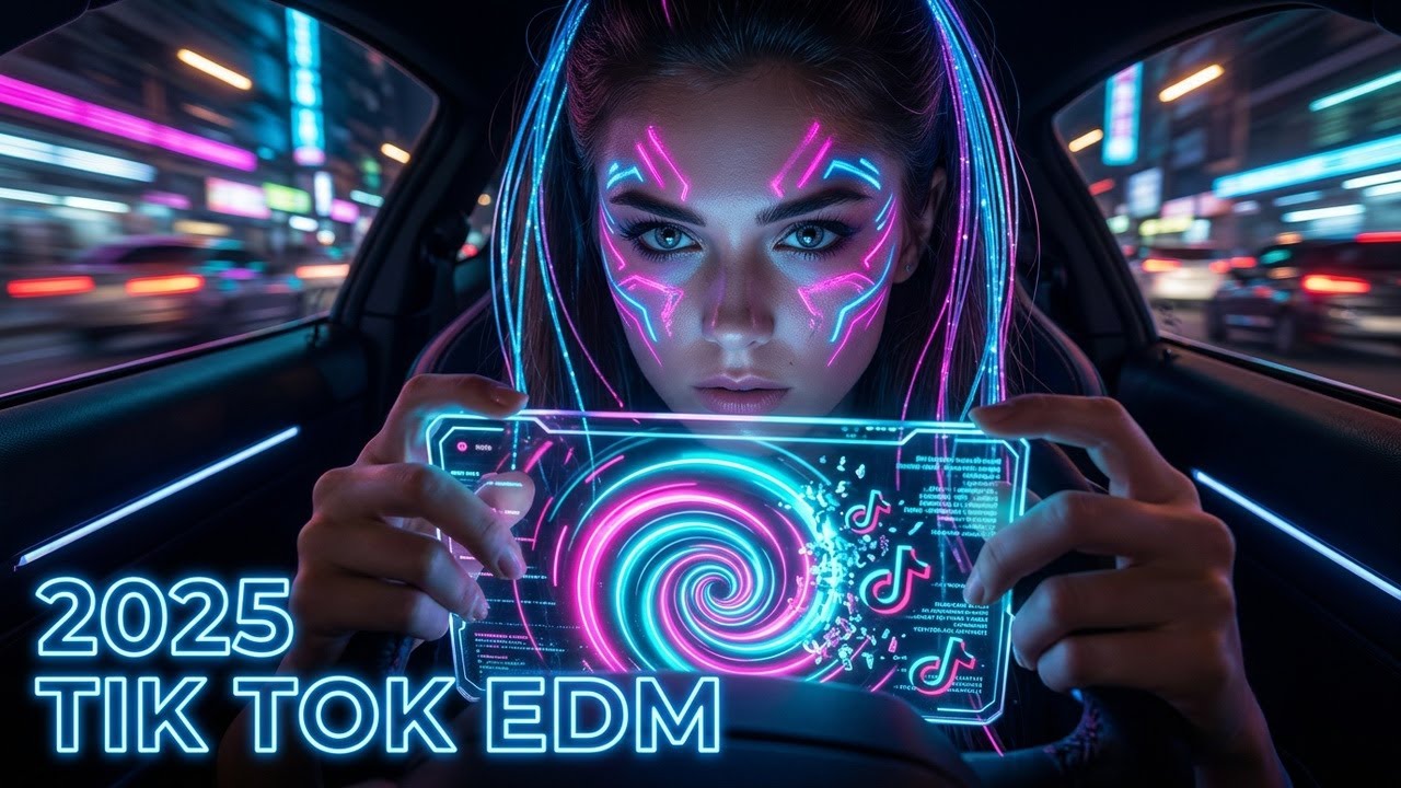 🔥 TIK TOK EDM MIX 2025 | Neon Cyber Rave ⚡ Vinna House • Night Drive