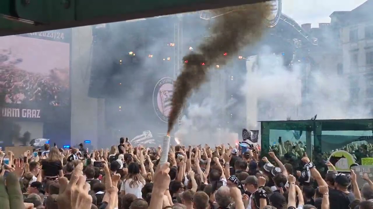 Meisterfeier und Cupfeier Sturm Graz 2024 - Best of
