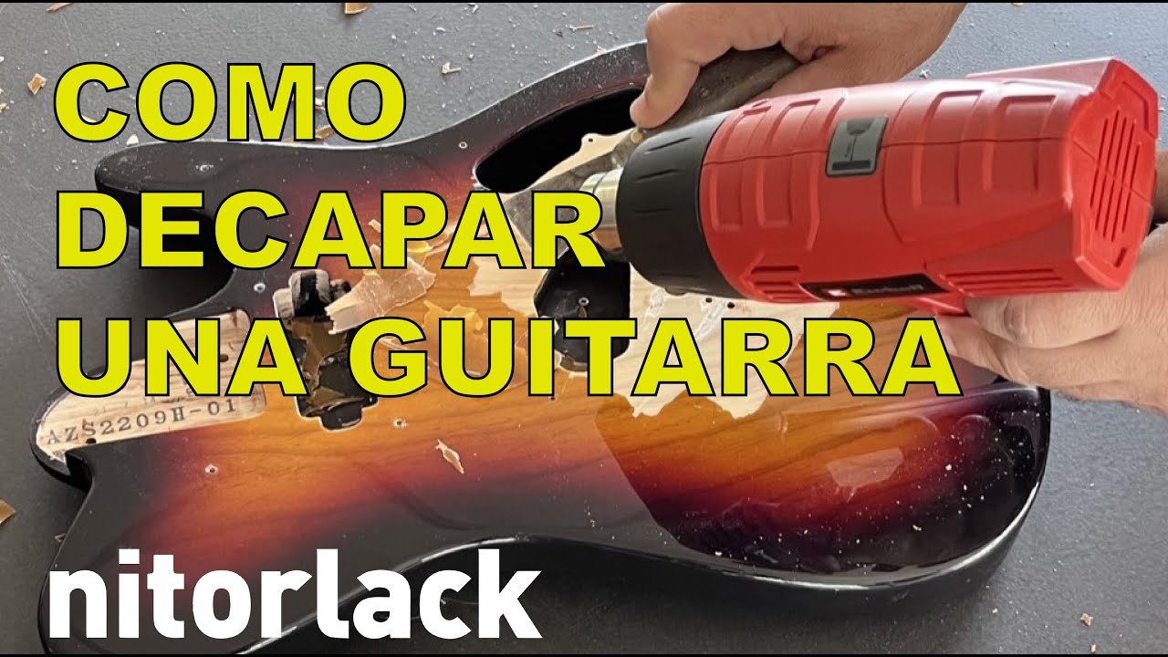 C&oacute;mo DECAPAR una guitarra / How to STRIPE a guitar