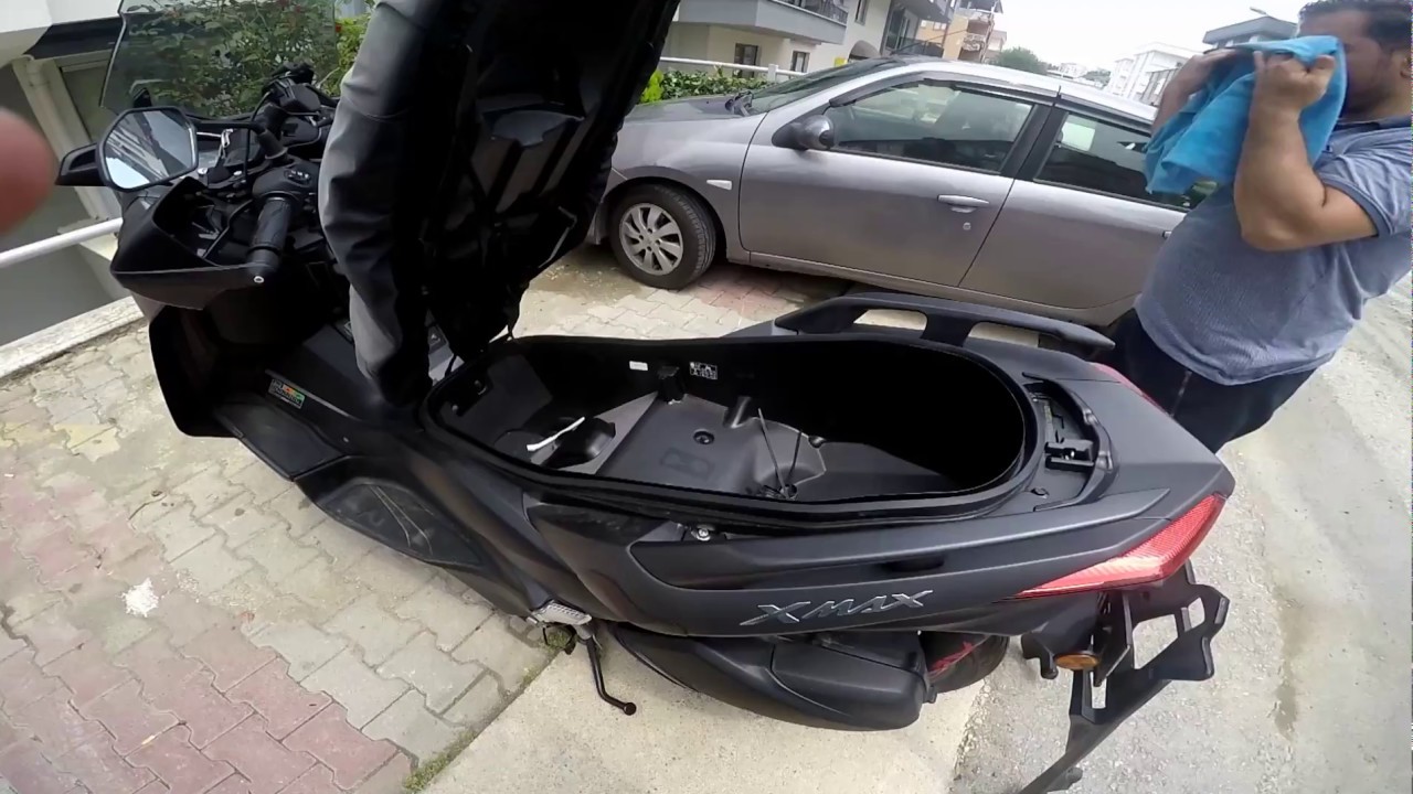 Yamaha x max çanta demiri ve topcase montajı