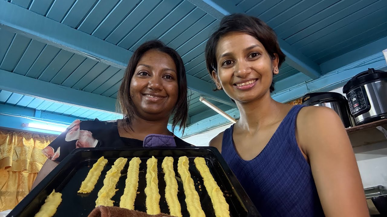 Guyanese Crunchy Snacks | Cheese Straws | Air Fried Dhal/ Bruk Teeth #family #cooking #recipe #fyp