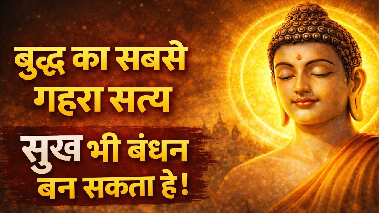 बुद्ध का सबसे गहरा सत्य | सुख भी बंधन बन सकता है#buddha #story #viral #trending #gautambuddha 