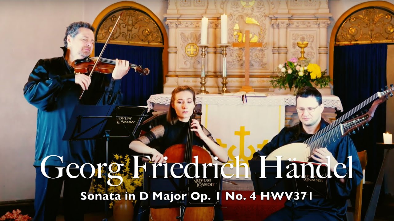 Georg Friedrich Händel, Violin sonata in D major (HWV 371), video in 4K