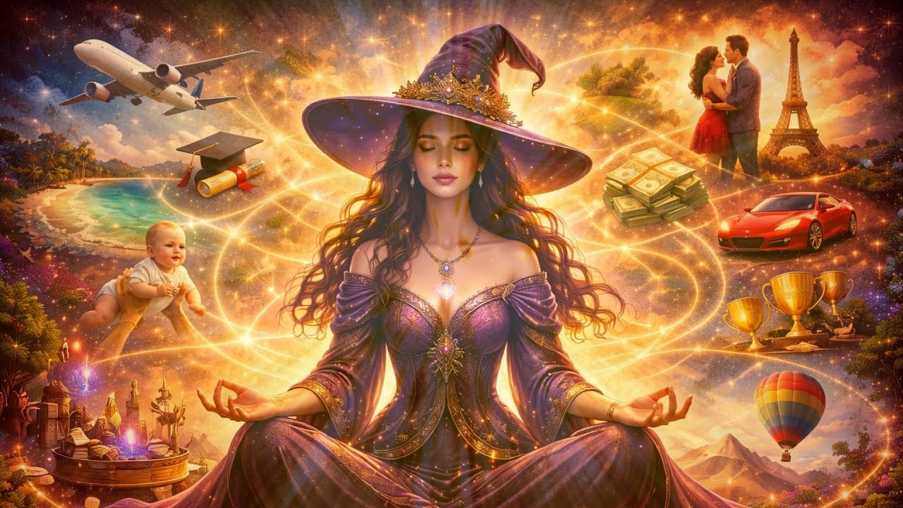 Ative Agora o Arquétipo do Mago  528 Hz + 888 Hz |Prosperidade | Biokinesis Reprogramação mental