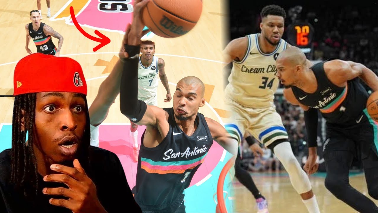 BALD Wemby EMBARRASSES the Bucks 😳... Spurs are NOT playing around REACTION