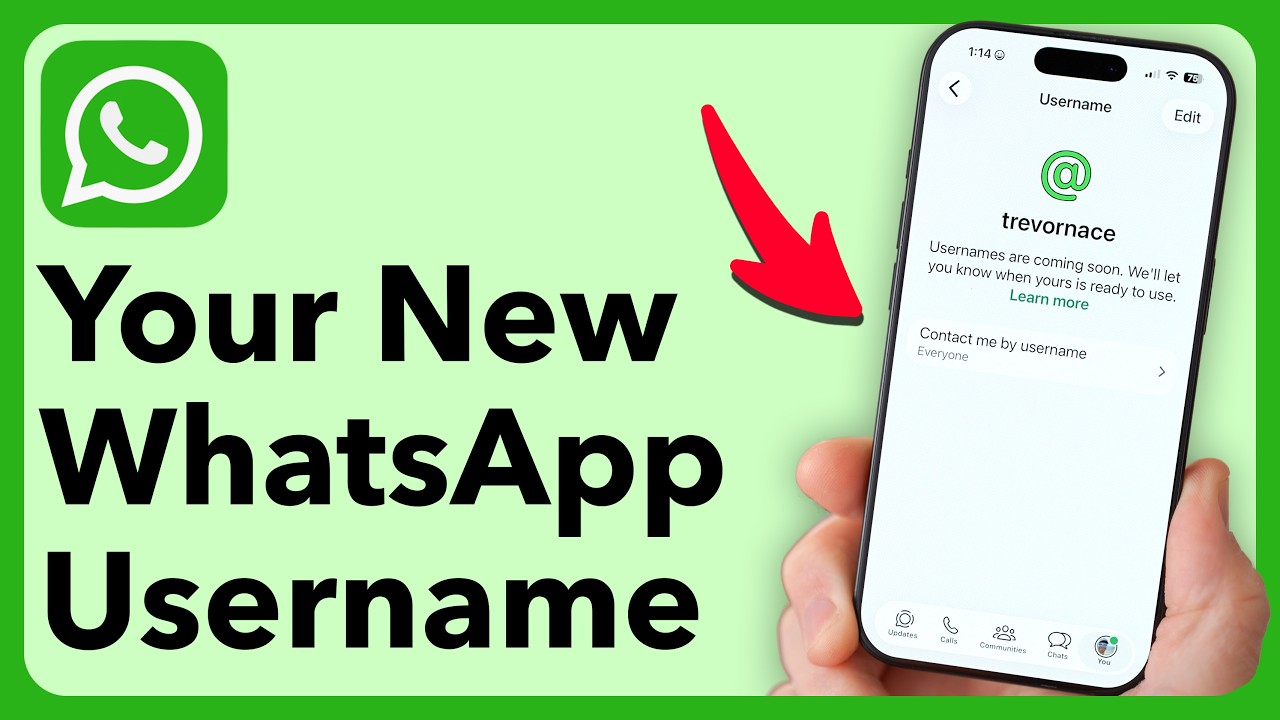 Как создать новое имя пользователя в WhatsApp