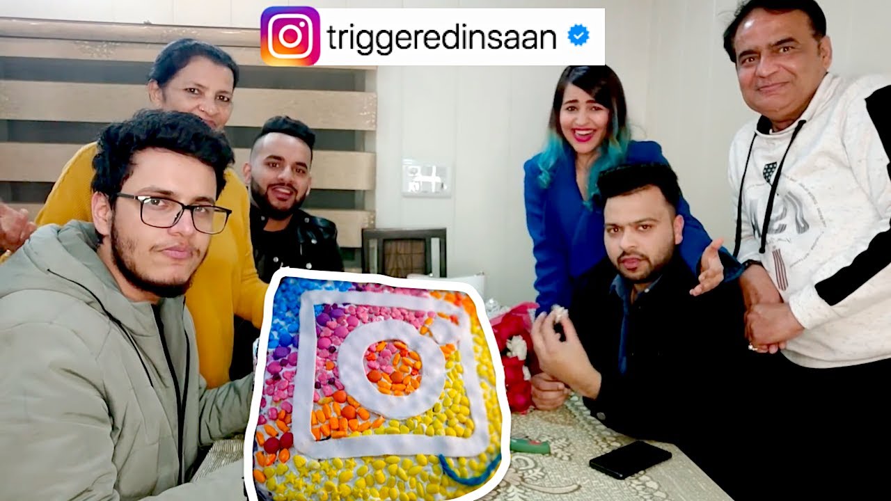 Triggered Insaan's Instagram Verification Party @triggeredinsaan