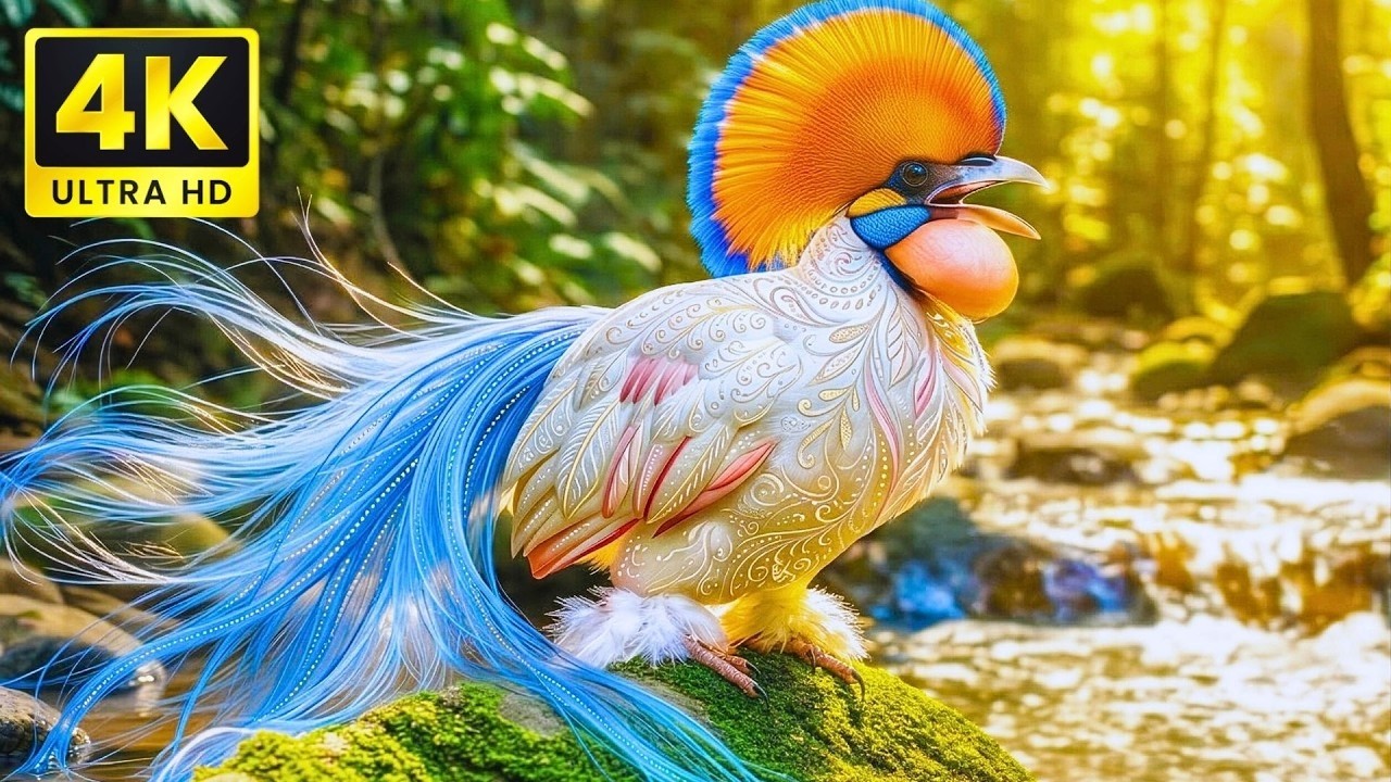 Top 100 Strangest & Most Beautiful Singing Birds in the World Nature 4K ASMR