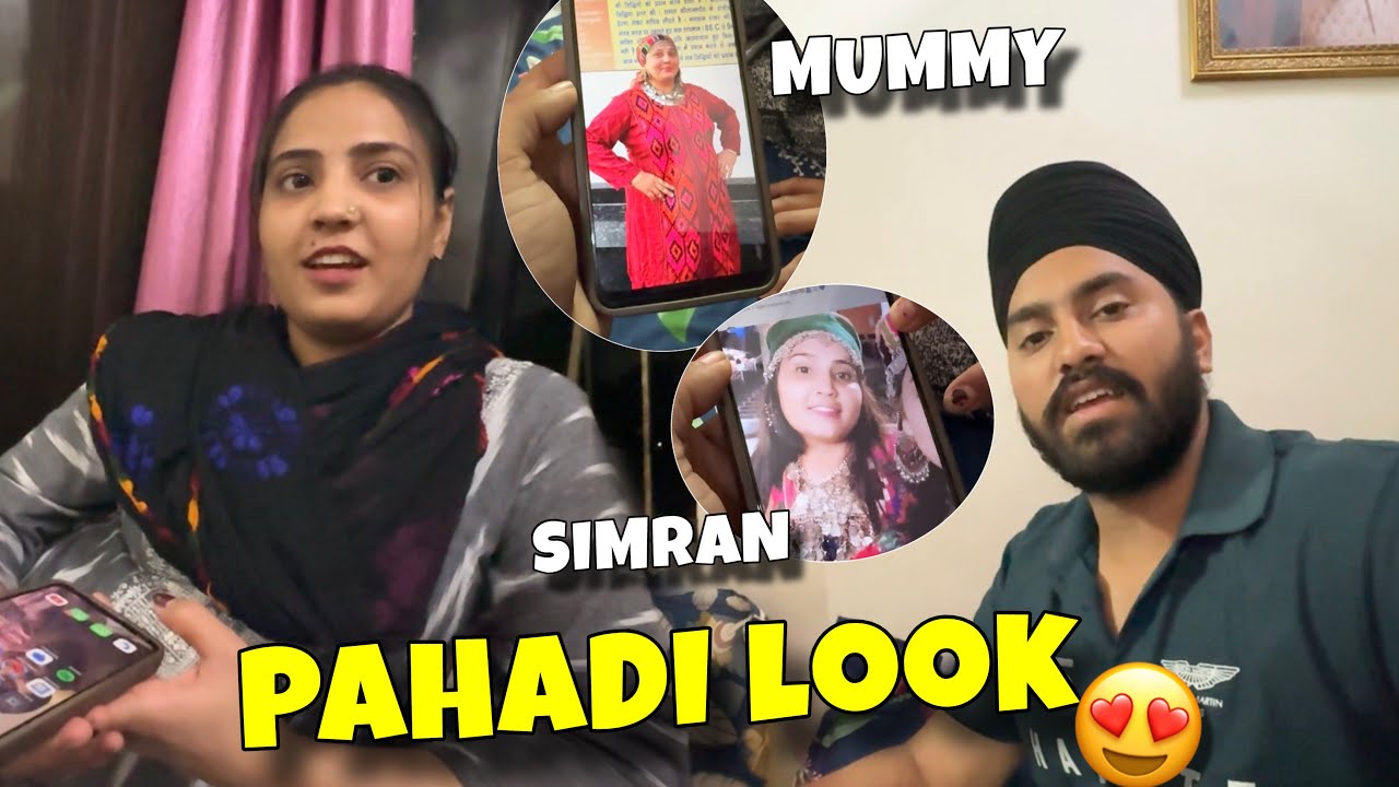 Mummy Ne Bheja Manikaran se Apna Pahadi Look pic 😍 Simran Ne Bataya Uttarakhand Ka Experience ♥️