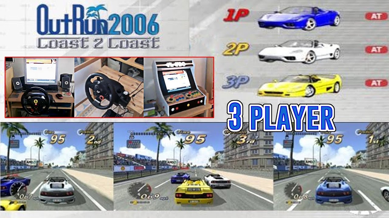Outrun Coast 2 Coast - 3 Player LAN (PC) - 15 Stage continuous (OR2 tracks)