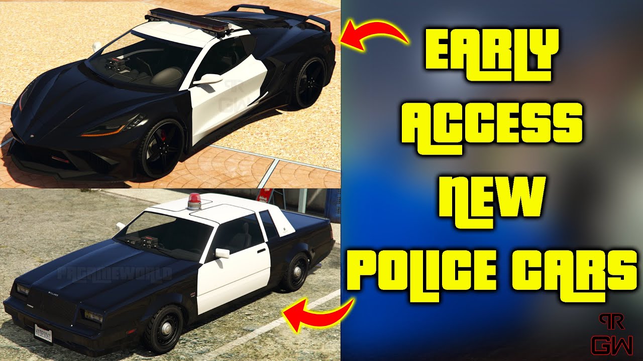 How to get NEW Police cars !! Coquette D10 Pursuit & Willard Outreach Faction - EARLY ACCESS - GTA 5