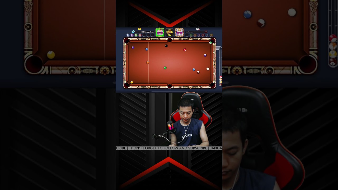 8 ball pool trickshot #8ballpool #trickshot #nfl_ronggolawe8bp