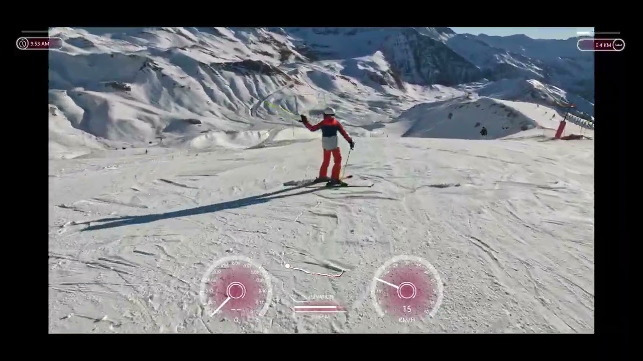 (4k) Skiing in Orcieres Merlette - Great Red pistes GoPro HERO 11
