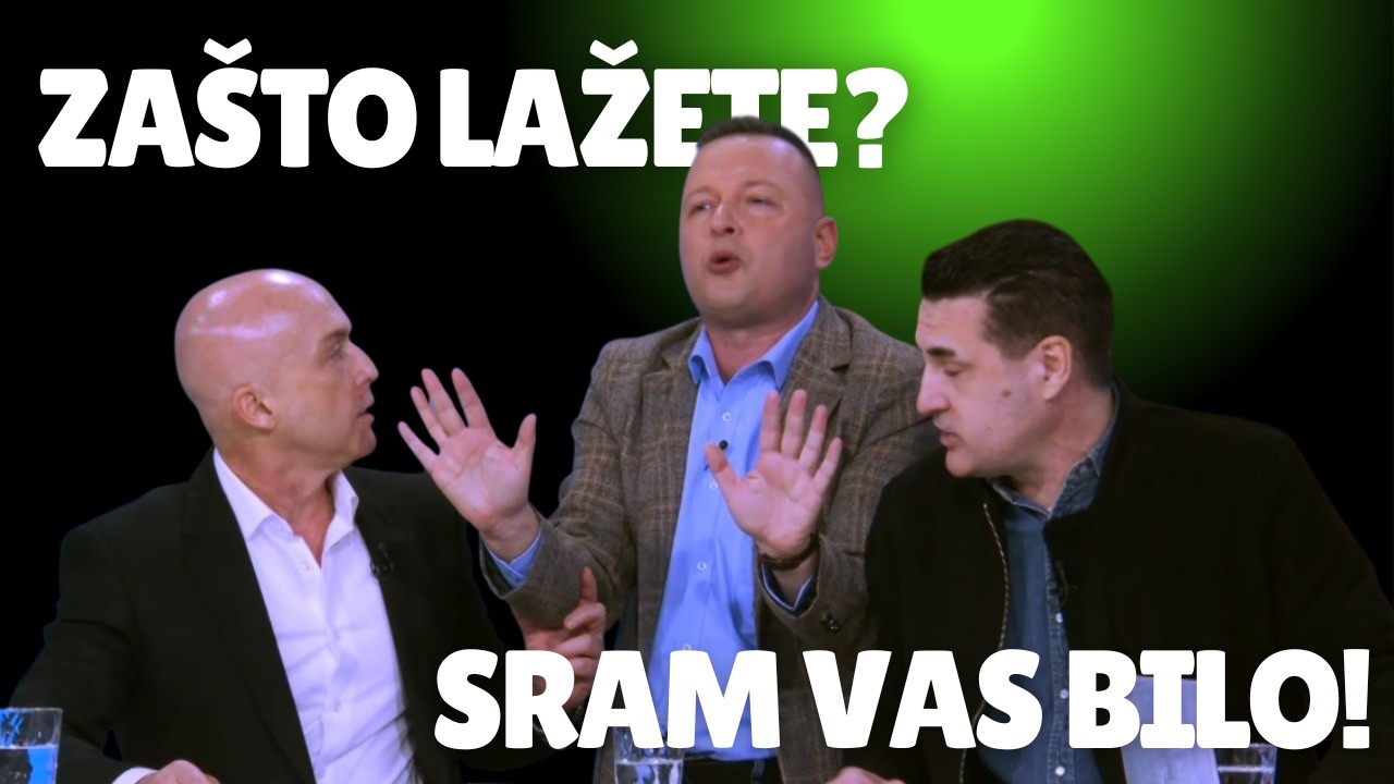 OPSTI HAOS U STUDIJU - VODITELJ RAZDVAJA GOSTE