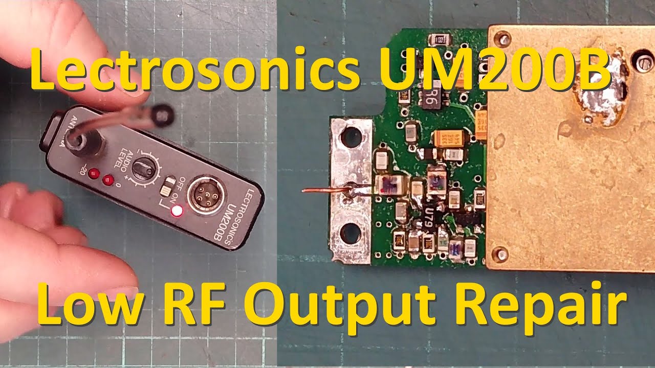 Lectrosonics UM200b transmitter repair