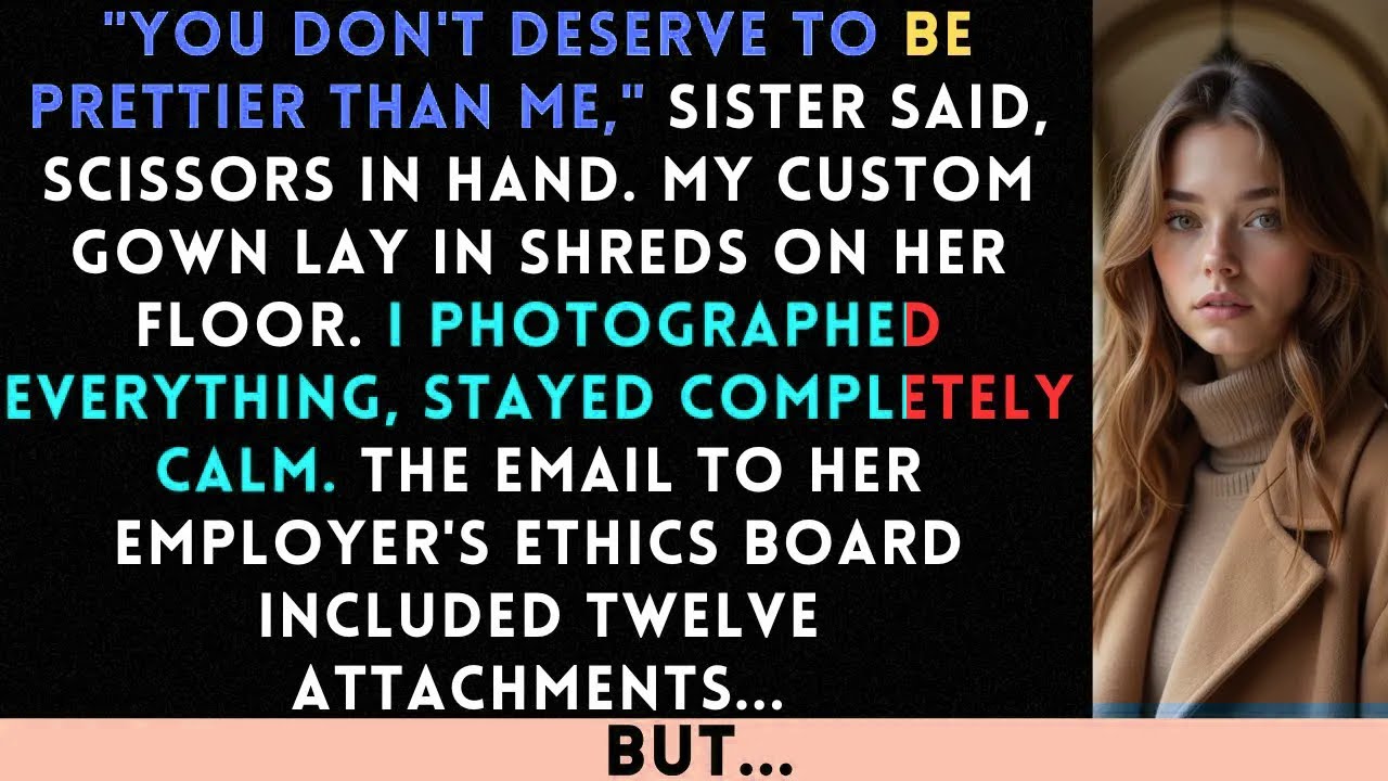 Sister Destroyed My Wedding Dress Out Of Jealousy—So I Destroyed Her Entire Career...