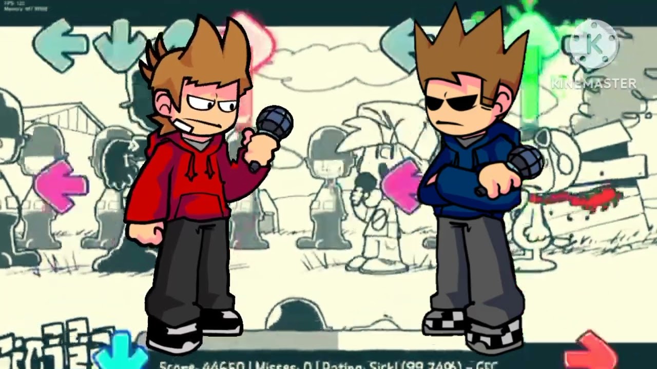 [FNF] junkyard but it's crimson Glory tord vs Tom sing it (cover)(+FLM)