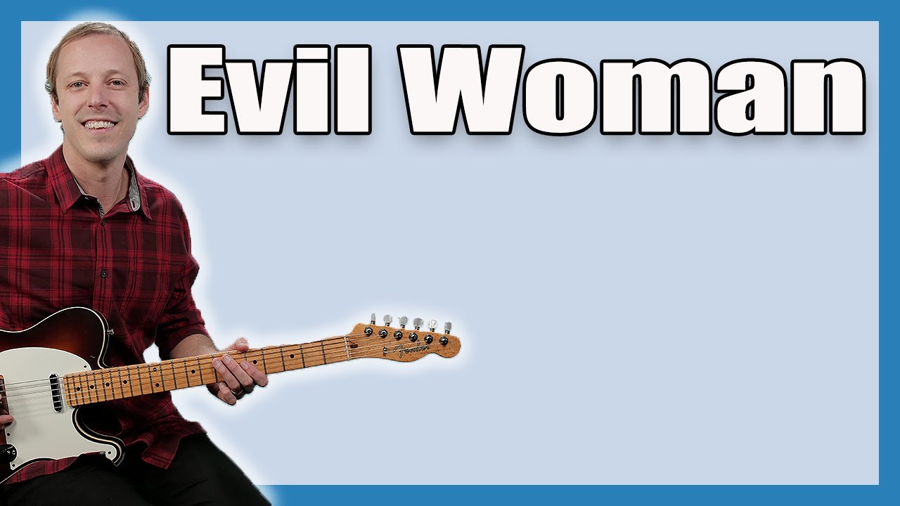Evil Woman Guitar Lesson (ELO)