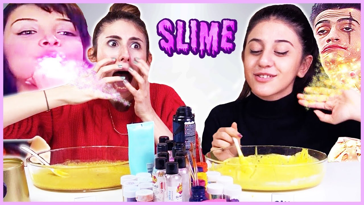 Bez Bebek Karakterlerinden Ne Çıkarsa Slime Challenge Bez Bebek Slaym Dila Kent