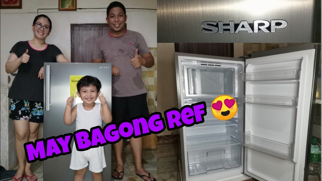 UNBOXING SHARP REFRIGERATOR MODEL SJ-DL55AS | MANUAL DEFROST