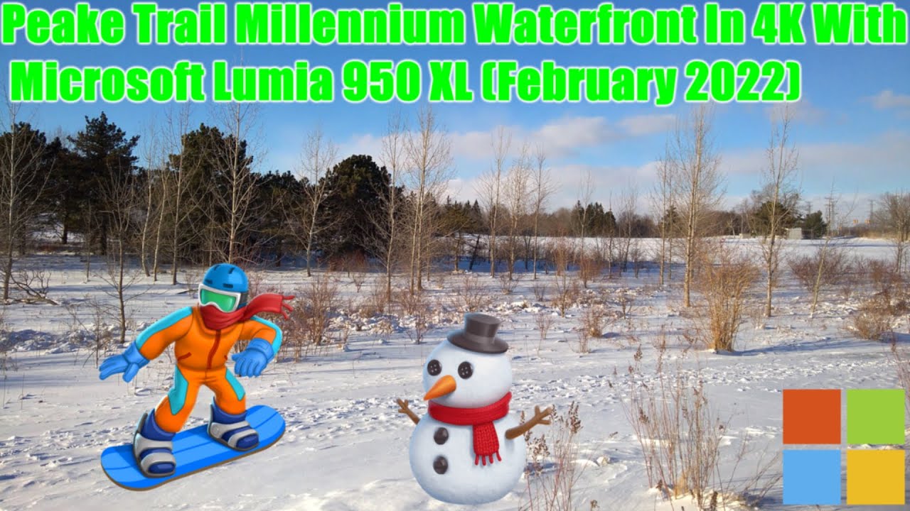 Peake Trail Millennium Waterfront In 4K With Microsoft Lumia 950 XL (February 2022)