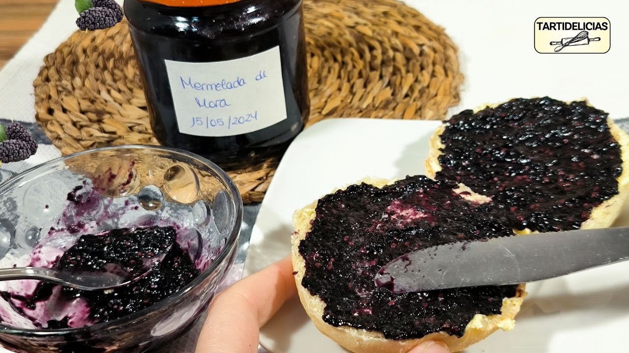 🛑🌳 Sabes Cómo Hacer MERMELADA de MORAS CASERA de ÁRBOL (Morera)❓ Muy Fácil, BARATA y Rápida❗