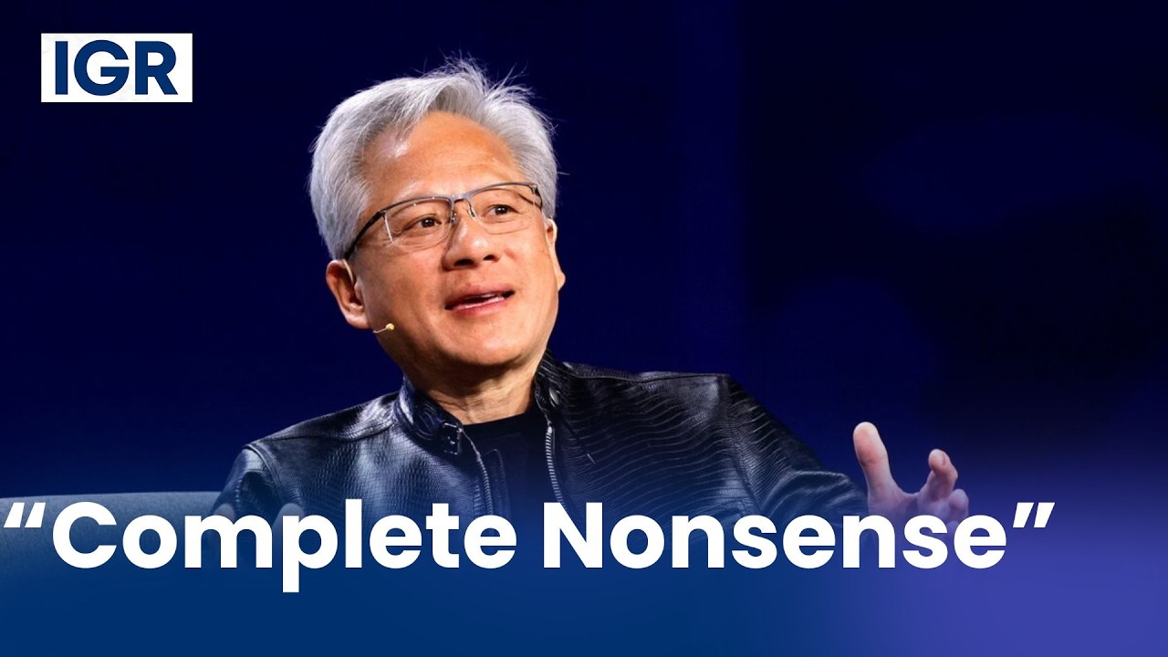 Nvidia CEO Calls AI Job Loss Fears &lsquo;Complete Nonsense&rsquo; | IGR | India Global Review