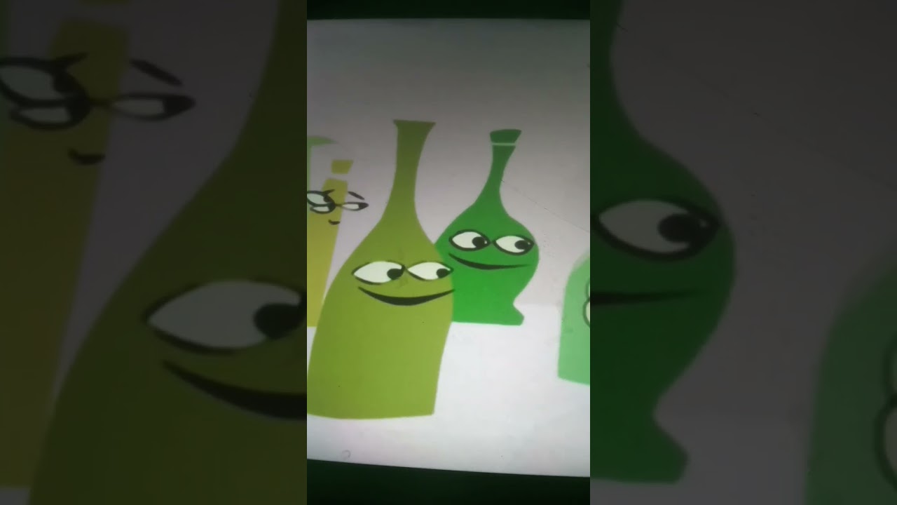 diez botellas verdes