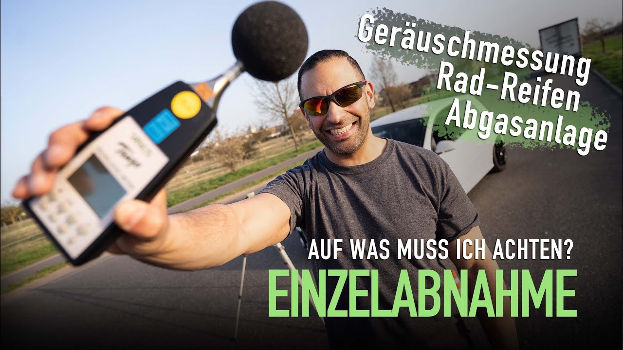 Einzelabnahme §19.2 / 21 StVZO Golf 5 GTI ED 30 TTRS Bremse, Rad/Reifen, Fahrwerk, Geräuschmessung