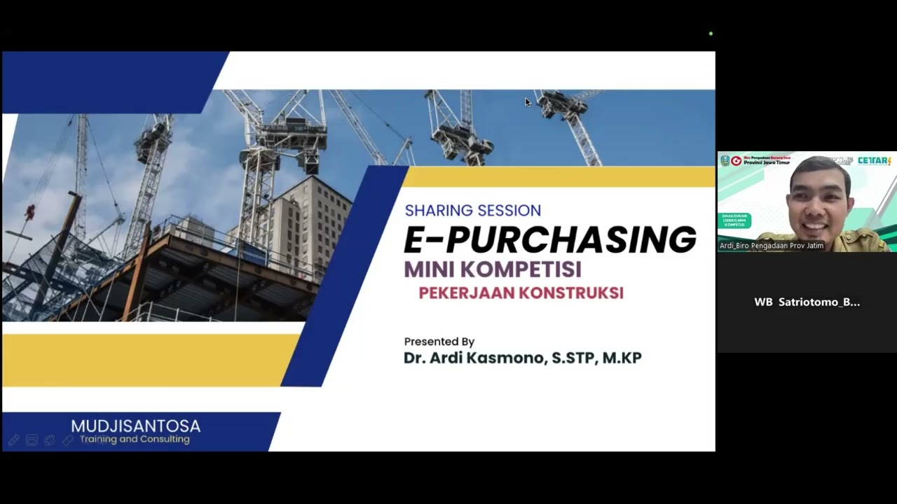 E Purchasing Mini Kompetisi Pekerjaan Konstruksi