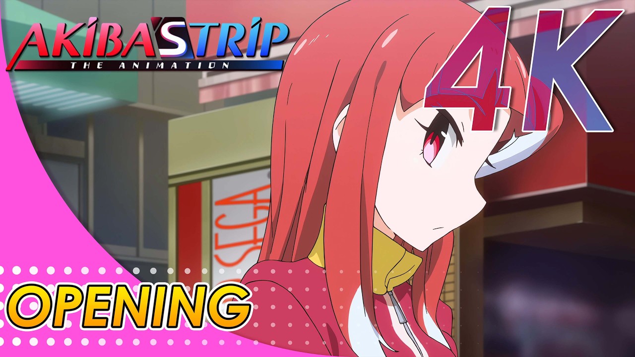 Akiba's Trip: The Animation Opening | Creditless | 4K 60FPS Remastered