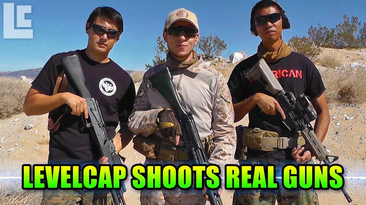 Range Day: LevelCap Shoots Real Guns!