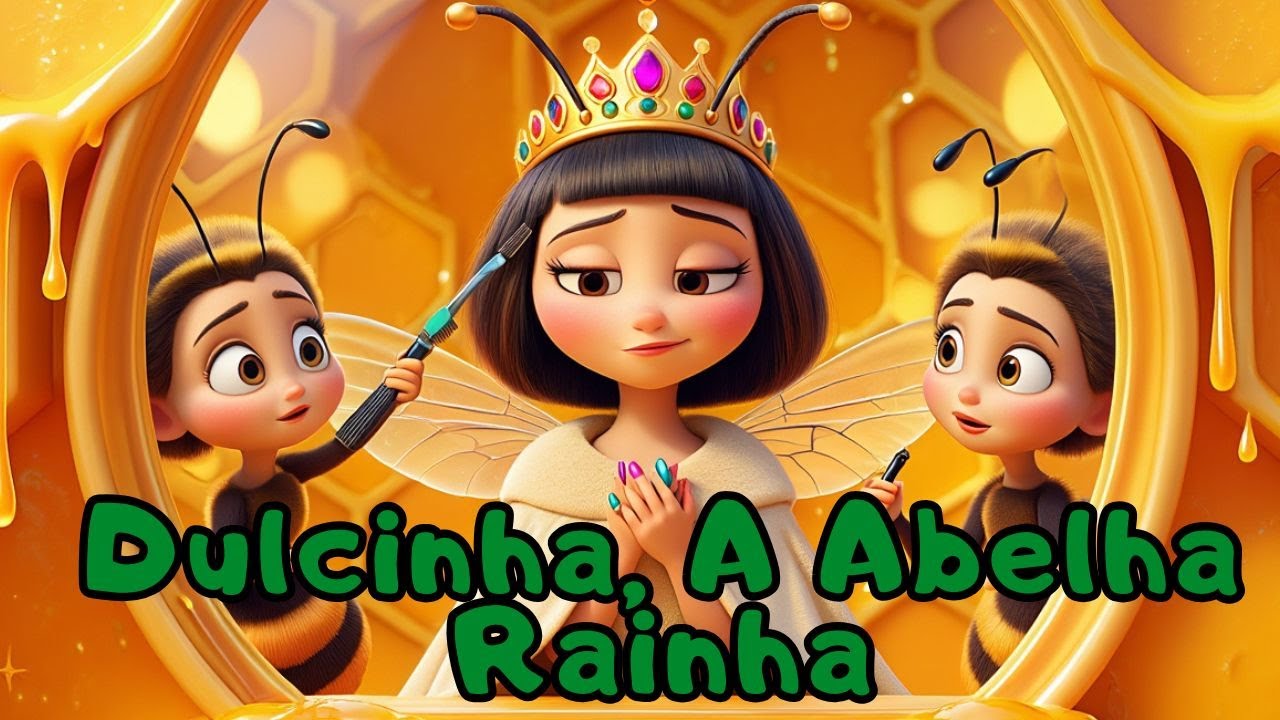 DULCINHA A ABELHA RAINHA 🐝👑 | História Infantil | #infantil #liderança #vaidade #318798