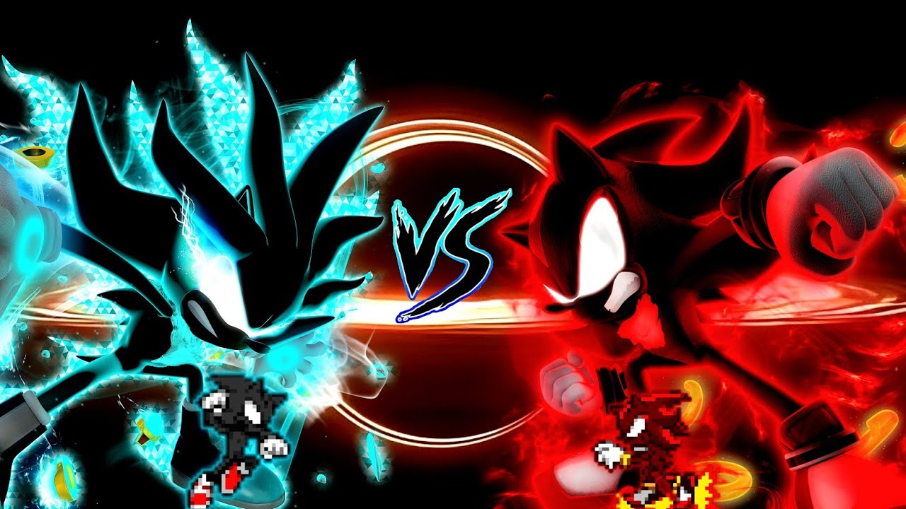 Dark Sonic V2 OP VS Dark Shadow V2 OP in Jump Force Mugen