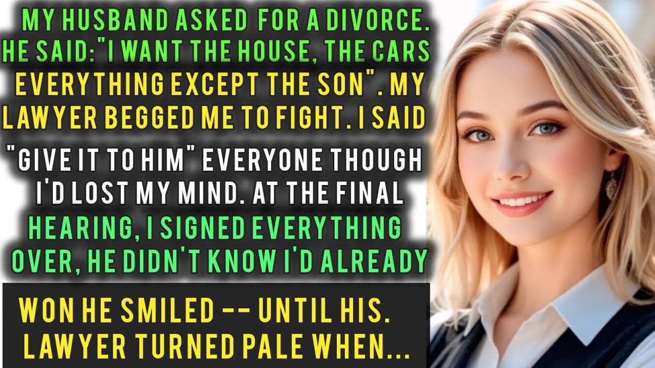 “My Husband Took Everything in the Divorce… He Never Realized What He’d Just Taken.”