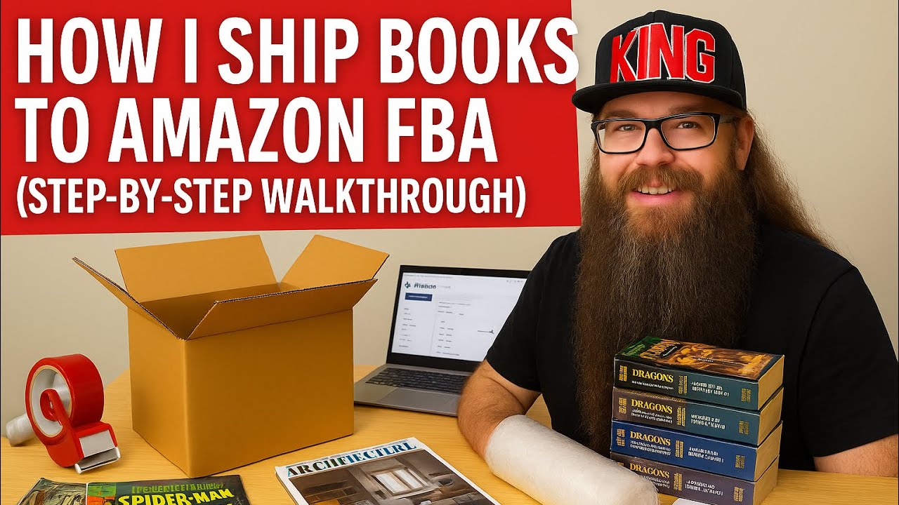 How I Ship Books to Amazon FBA (step-by-step walkthrough)