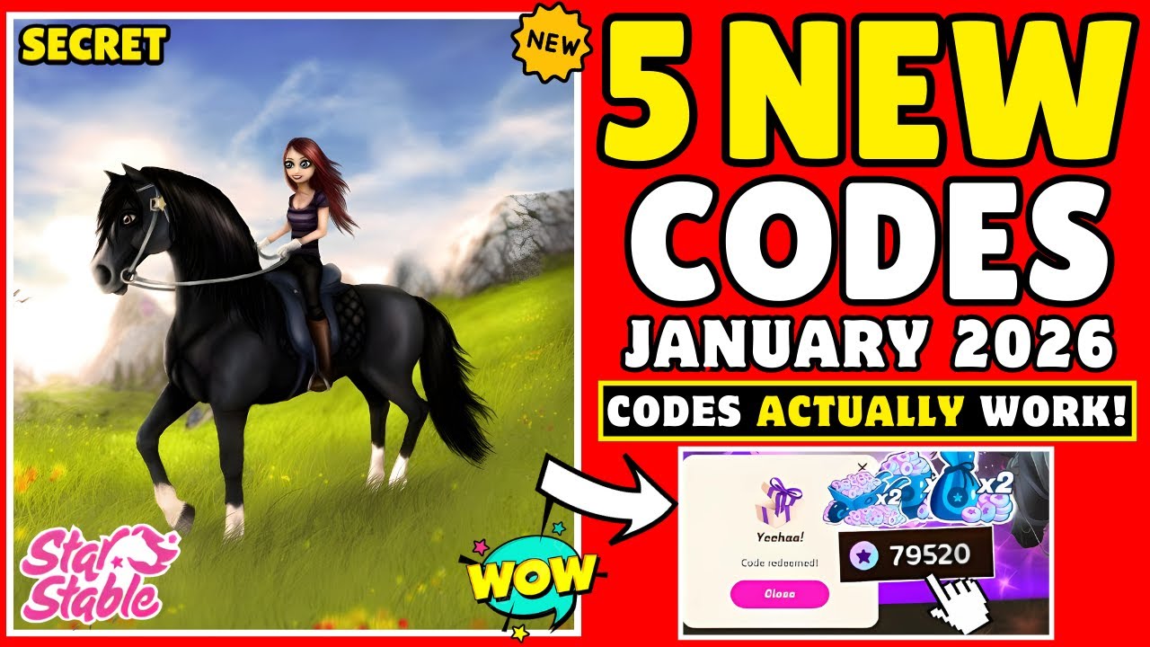 ✨NEW 28 January 2026 Star Stable Redeem Codes 🎁🐎 | 100% Working Star Stable Codes | Free Rewards